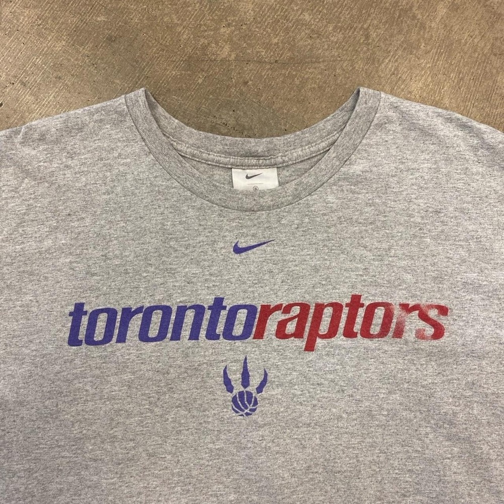 Vintage Toronto Raptors Nike Center Swoosh Y2K 2000s NBA Shirt Vince Carter XXL